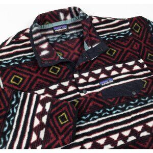 Patagonia Synchilla Snap-T Jacket Men's Small Aztec Tribal Pullover Fleece 25450